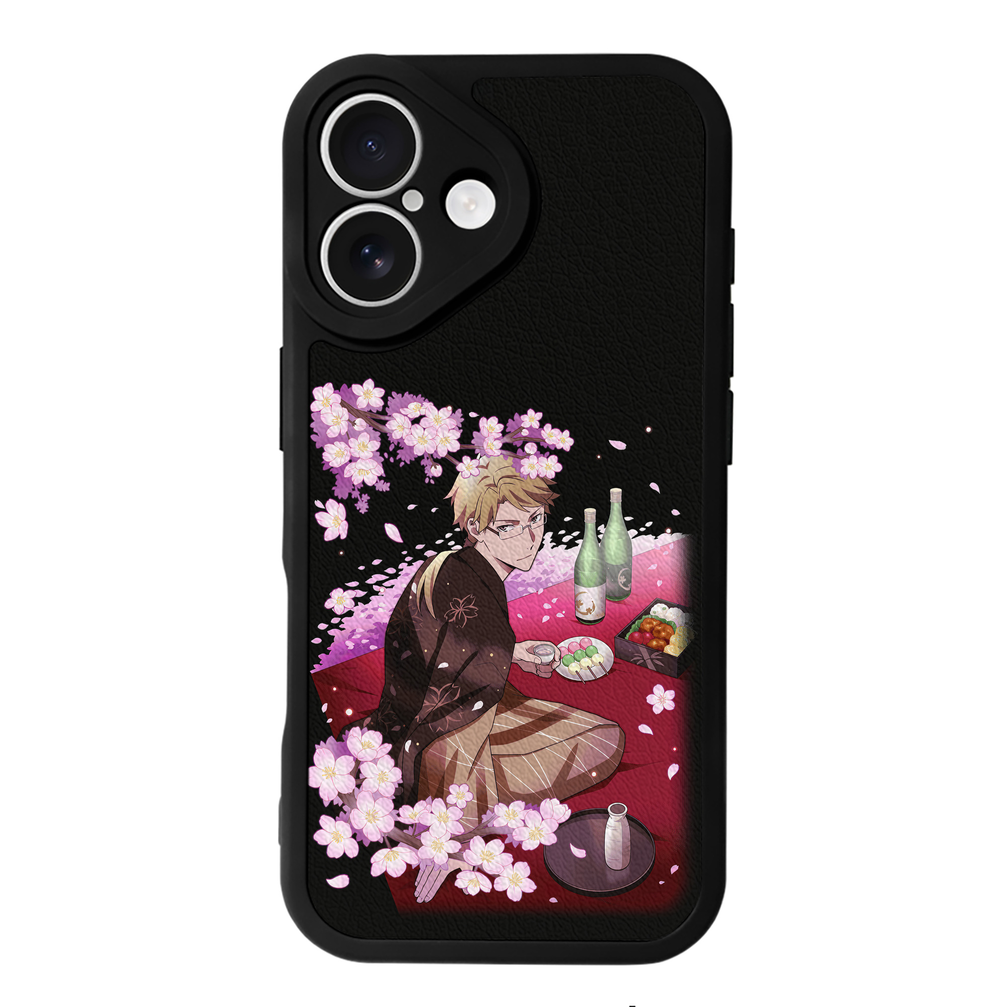 （画像用） 文豪ストレイドッグス Bungo Stray Dogs 【iPhone 16シリーズ対応】シリコンスマホケース（レザー調） 材質：シリコン